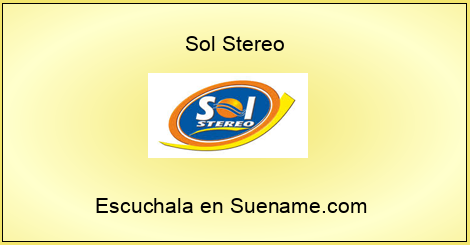 Sol Stereo - En Vivo al Aire - Suename